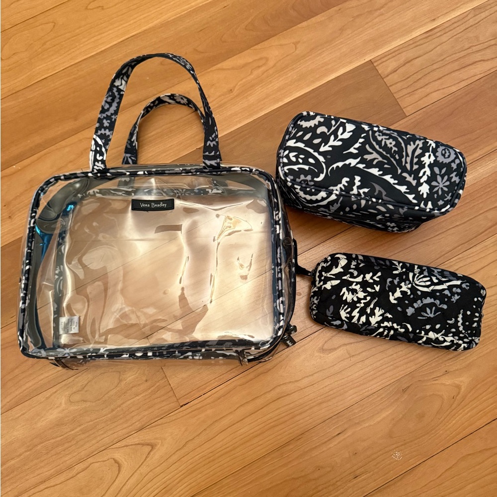 3 Piece Vera Bradley Toiletry Bag